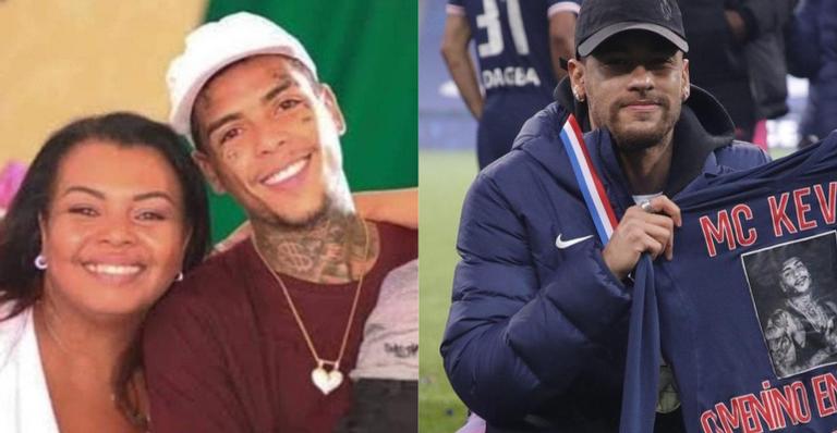 Mãe de Mc Kevin se emociona com homenagem de Neymar Jr ao funkeiro: ”Não tenho palavras!”
