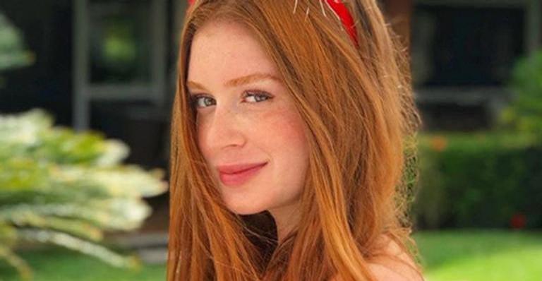 Marina Ruy Barbosa chama atenção ao ser clicada com body transparente