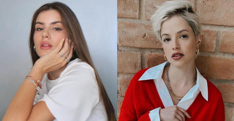 Camila Queiroz e Agatha Moreira se reencontram nos bastidores de ‘Verdades Secretas 2’