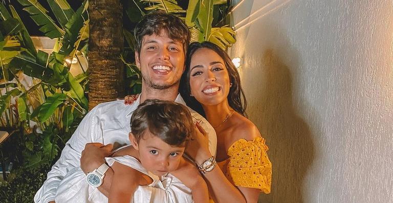Jade Seba e Bruno Guedes celebram o segundo aniversário de Zion