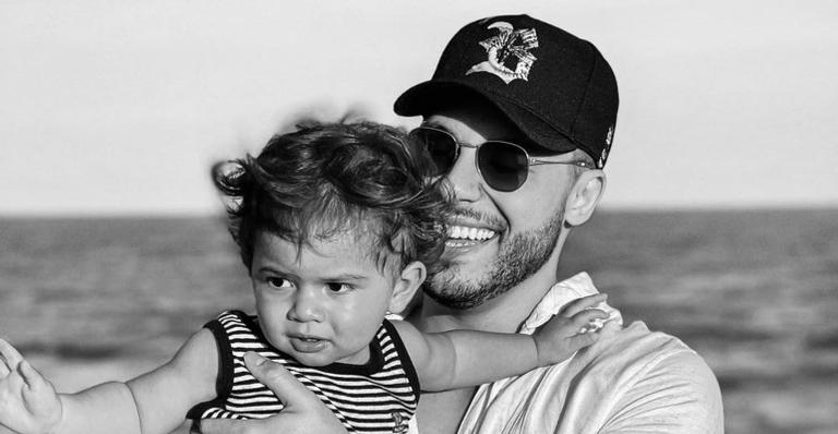 Murilo Huff encanta ao compartilhar clique ao lado do filho, Léo: ”Boa noite”