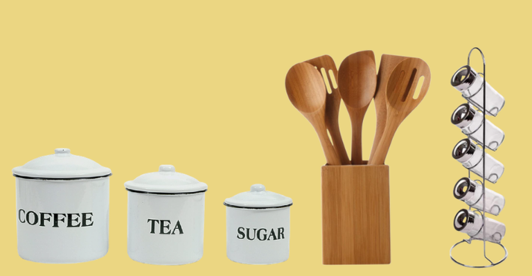 Kit com potes, porta temperos e muito mais: 10 itens para uma cozinha organizada