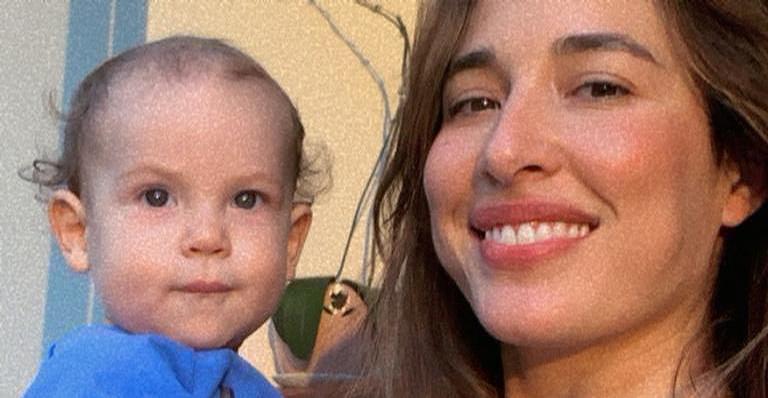 Giselle Itié posta vídeo fofo com o filho Pedro Luna e reflete na web: ”É preciso ser forte”