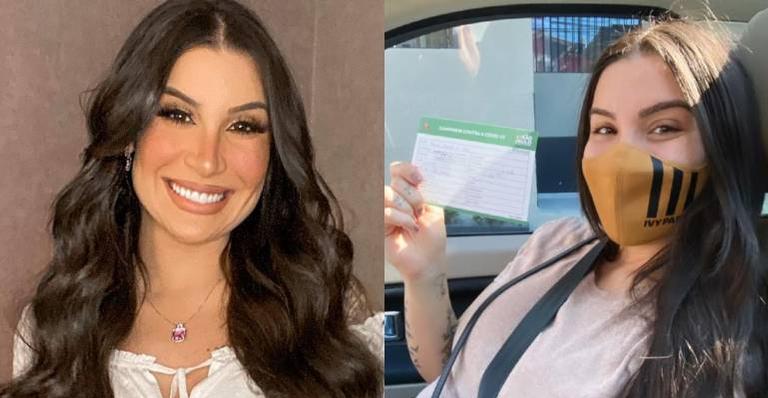 Grávida, Bianca Andrade é vacinada contra a Covid-19: ”Mistura de alívio e esperança”