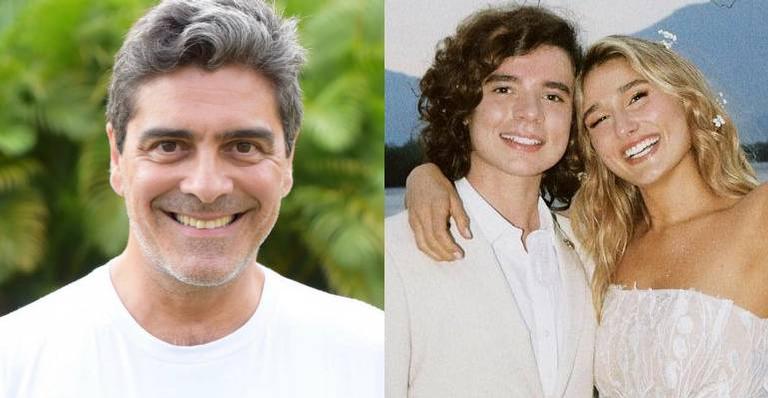 Namorado de Xuxa, Junno Andrade homenageia Sasha Meneghel e João Figueiredo após casamento: ”Sejam muito felizes!”