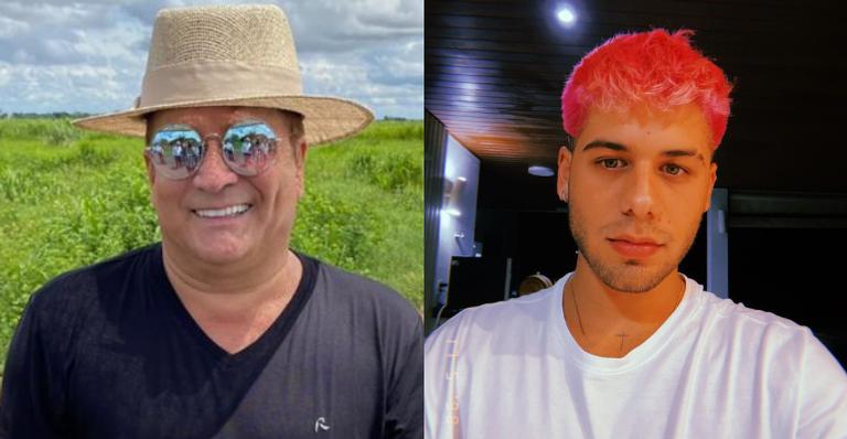 Leonardo exibe seu gingado ao surgir dançando música do filho, Zé Felipe