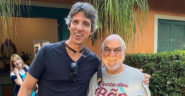 Lima Duarte comemora aniversário do neto, Roberto: ”Sinta o meu amor”