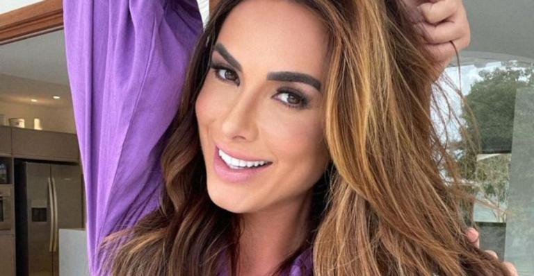 De vestidinho amarelo, Nicole Bahls aproveita dia na fazenda: ”Prazer nas pequenas coisas da vida”