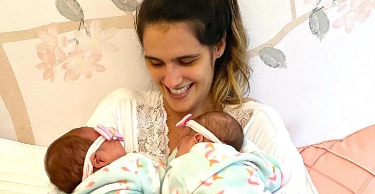 Mãe de gêmeas recém-nascidas, Marcella Fogaça relata dia difícil: ”Senti minha energia no limite”