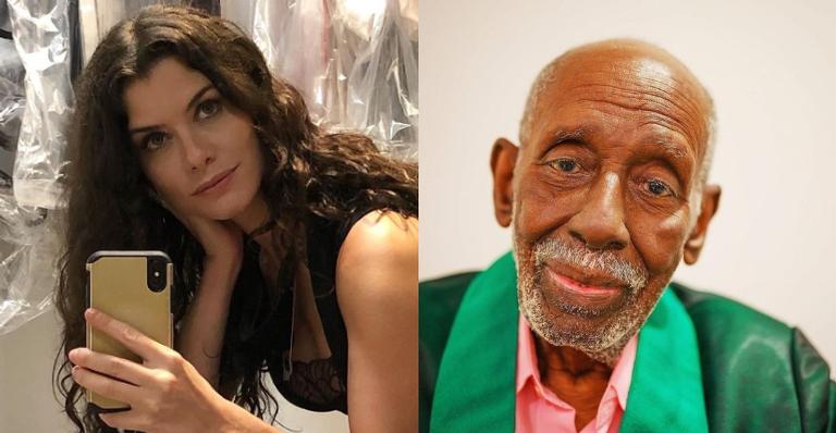 Alinne Moraes homenageia Nelson Sargento com clique antigo: ”Mestre”