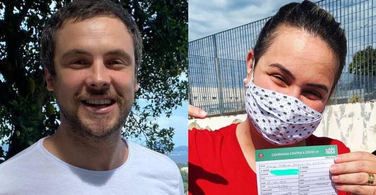 Sergio Guizé comemora vacinação da irmã após luta contra a Covid-19: ”Emocionante”