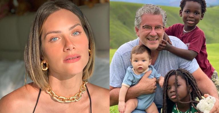 Giovanna Ewbank parabeniza o pai, Roberto, com bela homenagem na web: ”Dia do meu herói”