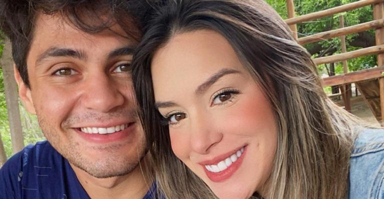 Lucas Veloso se declara para a noiva após o nascimento da primeira filha do casal
