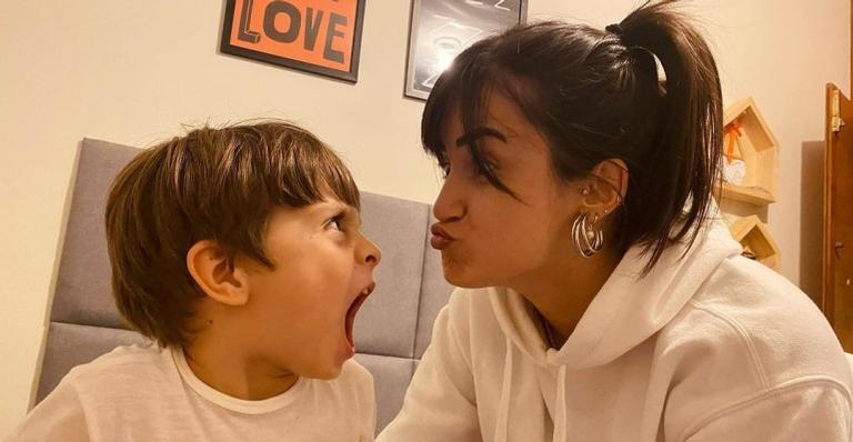 Mari Palma comemora aniversário do afilhado: ”Como é gostoso te ver crescer”