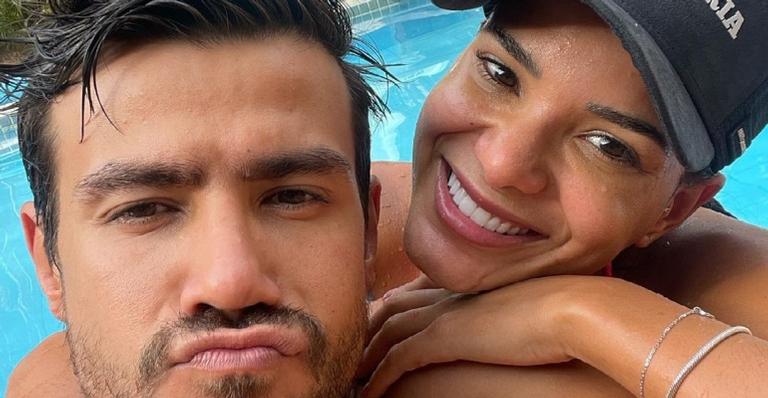 Mariano celebra cinco meses de namoro com Jakelyne Oliveira: ”Obrigado por cada segundo contigo”