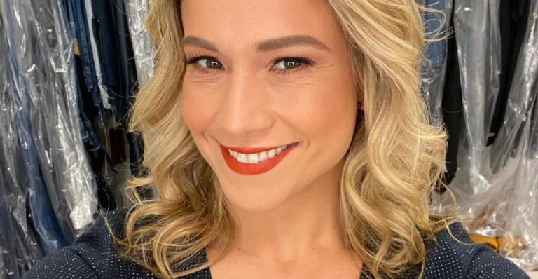 Fernanda Gentil aparece com camisa do SporTV e relembra época de repórter esportiva