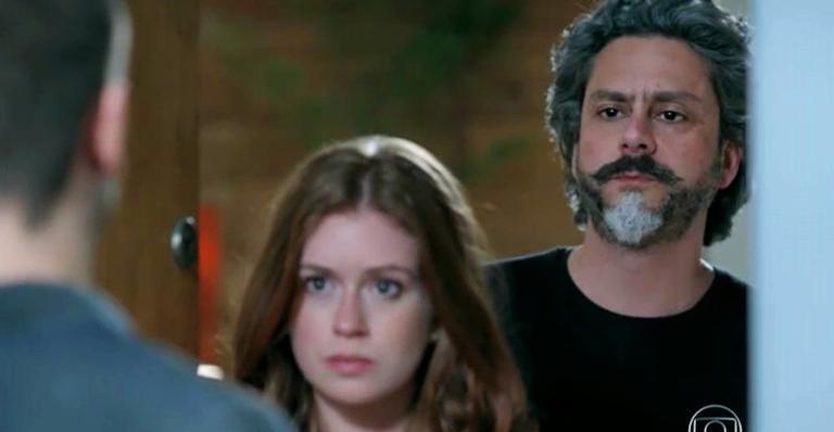 Maria Isis se divide entre José Alfredo e o filho dele em ‘Império’