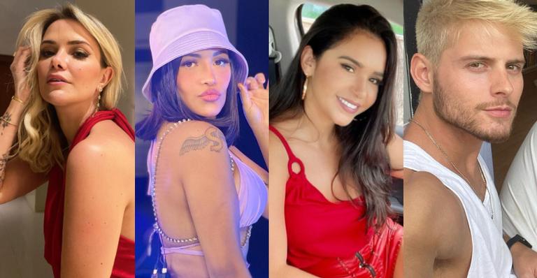 Ex-BBBs Marcela McGowan, Flay, Gizelly Bicalho e Daniel Lenhardt se reencontram durante trabalho