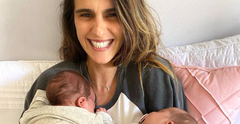 Marcella Fogaça combina look com as filhas gêmeas e derrete fãs: ”Ai que gostosura!”