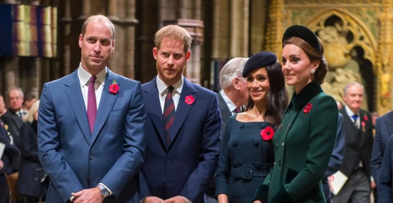 Príncipe William e Kate Middleton parabenizam Harry e Meghan pelo nascimento da filha