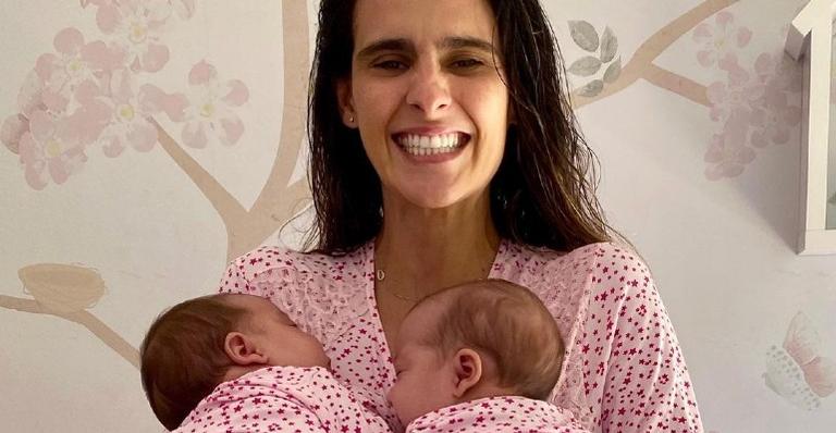 Marcella Fogaça derrete a web ao publicar registro das ‘bisnaguinhas’ de uma das filhas