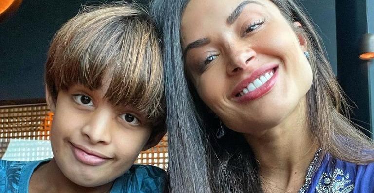 Aline Riscado mostra o filho dançando e reflete: ”Trouxe à tona a criança que vive em mim”