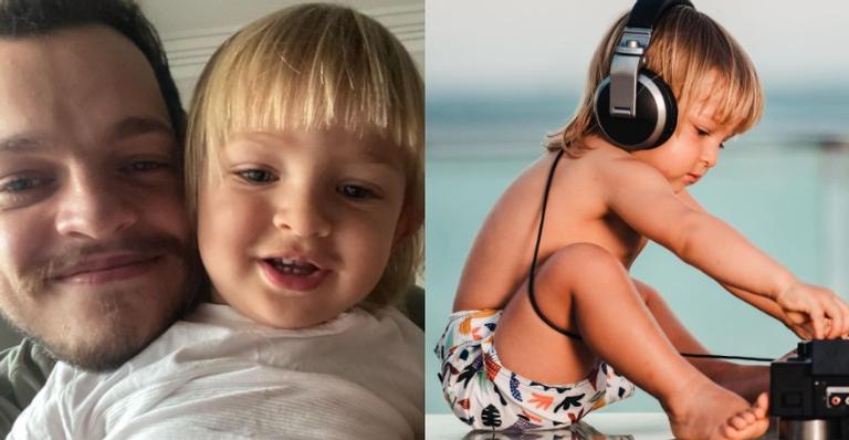 No aniversário do filho, Bhaskar brinca: ”Minha collab com a Carol Cola é meu maior hit”