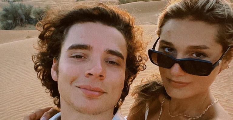João Figueiredo e Sasha Meneghel aproveitam passeio em Dubai: ”Vista incrível”