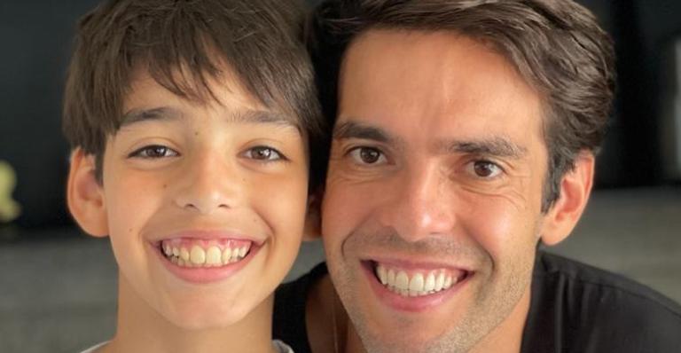 Kaká celebra aniversário de 13 anos do filho Lucas: ”Amo quando falam que é a minha cara”