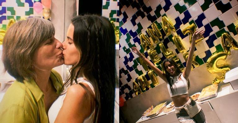 Gloria Pires mostra a celebração dos 21 anos de sua filha, Ana