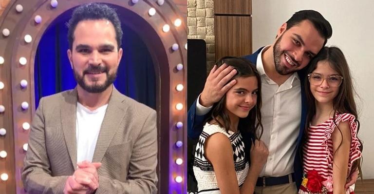 Luciano Camargo se derrete pelo filho e filhas: ”Amores de minha vida”