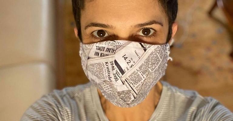 Sandra Annenberg reforça importância do uso da máscara: ”Maneira mais eficiente de proteger você”
