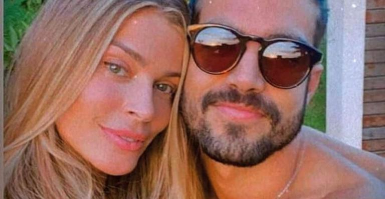 No Dia dos Namorados, Grazi Massafera ganha buquê de rosas de Caio Castro: ”Um dia de muito amor”