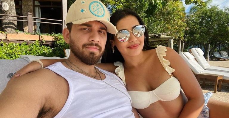 Gustavo Mioto e Thaynara OG trocam declarações de amor no Dia dos Namorados