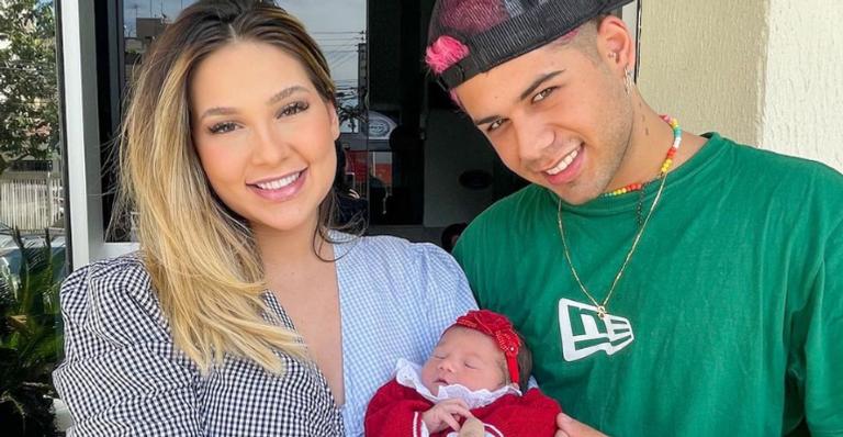 Zé Felipe comemora sucesso de ‘Galega’ mostrando Virgínia Fonseca dançando com Maria Alice