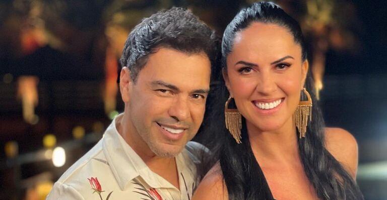 Graciele Lacerda fica noiva de Zezé Di Camargo e exibe alianças: ”Agora sim!”
