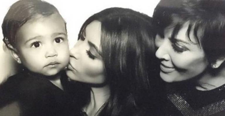 Kris Jenner celebra aniversário da neta, North West, filha de Kim Kardashian: ”Eu te amo”