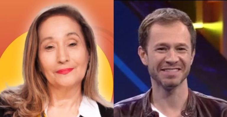 Tapete vermelho! Sonia Abrão elogia Tiago Leifert no ‘Domingão do Faustão’