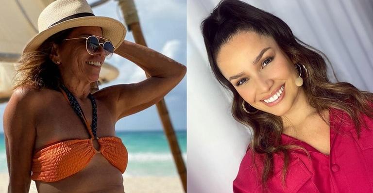 Mãe de Anitta ganha flores e recado super fofo de Juliette: ”Muito feliz!”