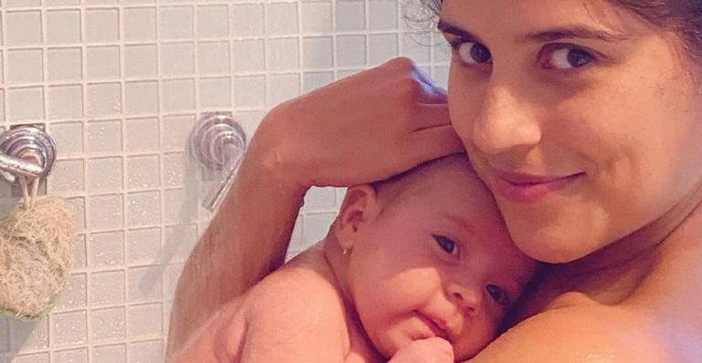 Camilla Camargo celebra 3 meses de Julia: ”Te amo tanto que chego a ficar sem ar”
