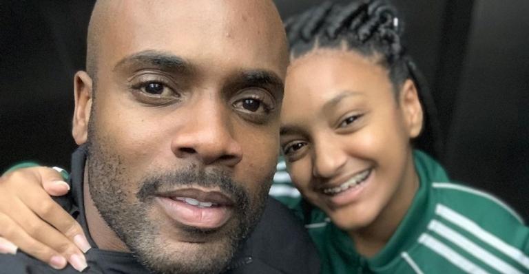 Rafael Zulu faz declaração para a filha, Luiza: ”Amor da minha vida”