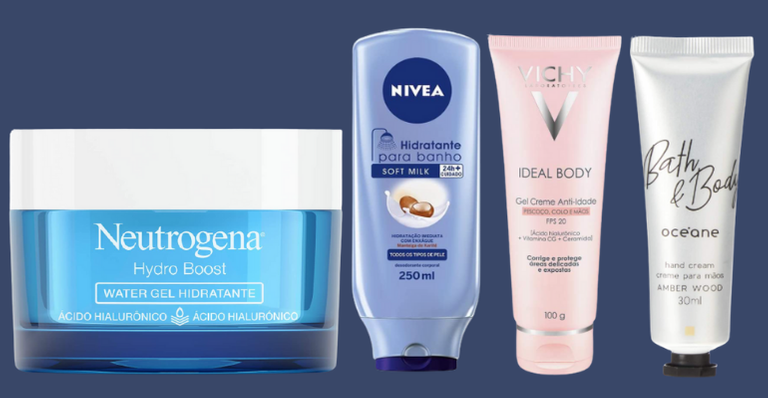 Para o cabelo, corpo, rosto e mais: 10 produtos que vão garantir uma hidratação completa