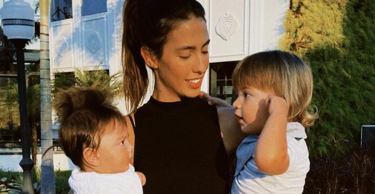 Gabi Brandt encanta seguidores com vídeo fofíssimo de seu filho caçula