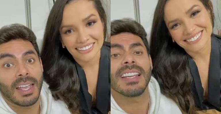 Juliette Freire reencontra Rodolffo e faz provocação: ”Continua feio”