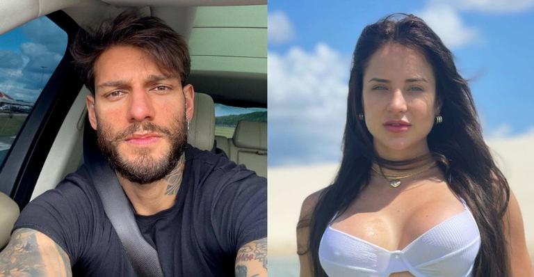 Lucas Lucco posta clique de bastidores com Gabi Martins e brinca: ”Somos modelos, uai”