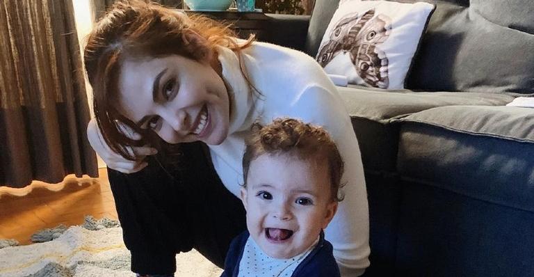 Titi Müller explode o fofurômetro ao flagrar o filho no parquinho