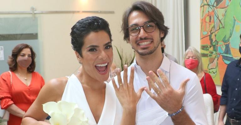 Casamento civil! Bianka Fernandes oficializa união com o empresário Leonardo Oliveira