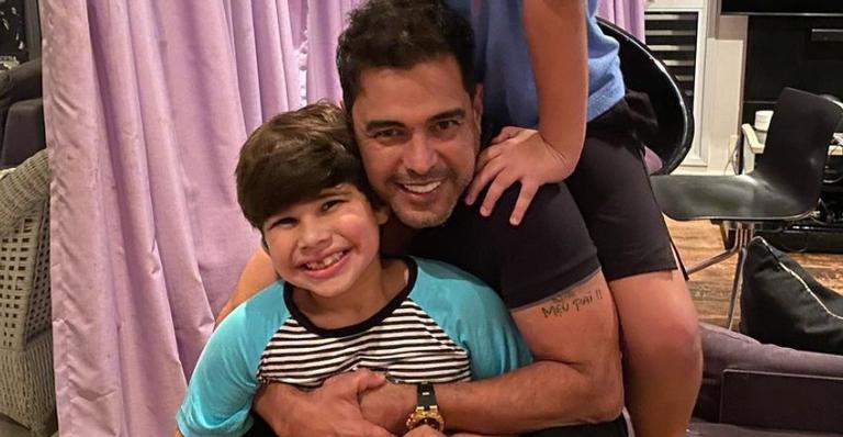 Zezé Di Camargo celebra o aniversário do neto, João, filho de Wanessa Camargo: ”Especial demais!”