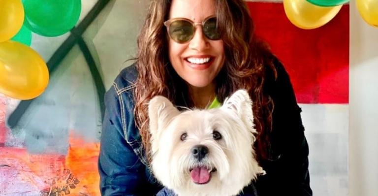 Ana Carolina celebra aniversário de seu cachorrinho: ”Companheirinho de vida”