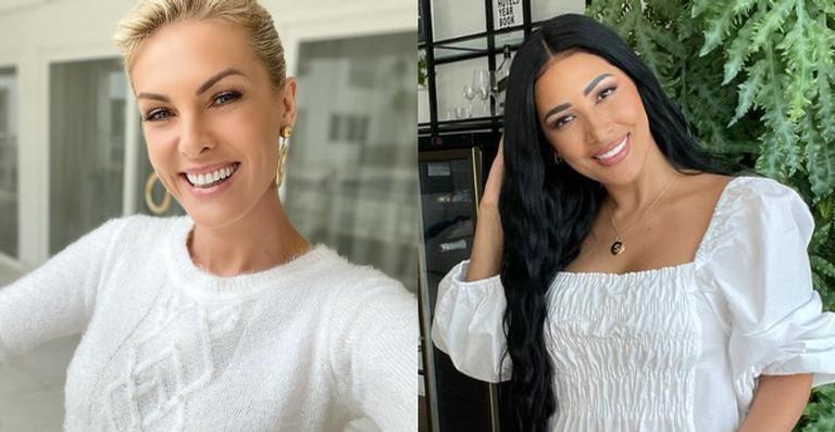 Ana Hickmann choca ao mostrar sua altura ao lado de Simaria: ”Sem efeitos especiais”